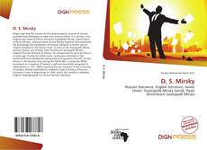 D. S. Mirsky的封面
