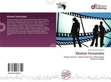 Capa do livro de Khotan Fernández 