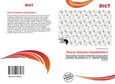 Harry Haslam (footballer)的封面