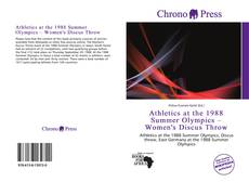 Portada del libro de Athletics at the 1988 Summer Olympics – Women's Discus Throw