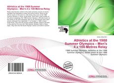 Athletics at the 1988 Summer Olympics – Men's 4 x 100 Metres Relay的封面