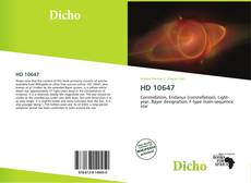 Portada del libro de HD 10647