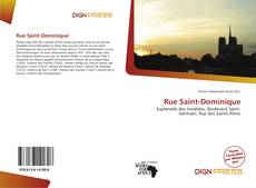 Copertina di Rue Saint-Dominique