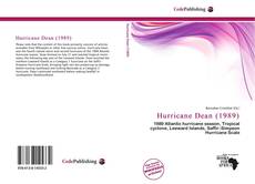 Capa do livro de Hurricane Dean (1989) 