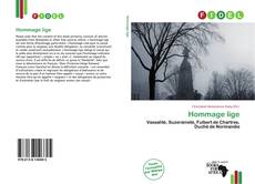 Copertina di Hommage lige