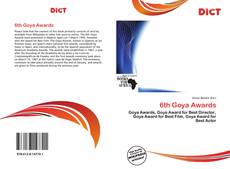 Обложка 6th Goya Awards