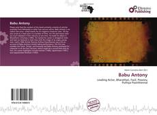 Capa do livro de Babu Antony 