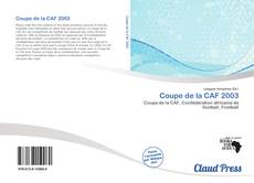 Coupe de la CAF 2003 kitap kapağı