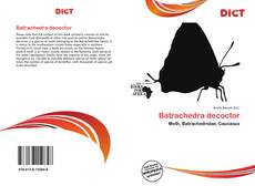 Обложка Batrachedra decoctor