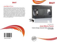 Buchcover von José María Torre