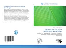 Bookcover of Commercialization of indigenous knowledge