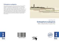 Bookcover of Coleophora subapicis