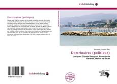 Capa do livro de Doctrinaires (politique) 