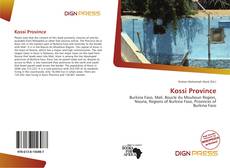 Bookcover of Kossi Province