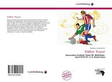 Capa do livro de Gábor Vayer 