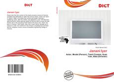 Portada del libro de Janani Iyer