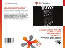 Обложка Australian Film Institute Award for Best Achievement in Production