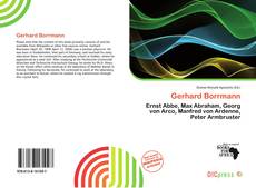 Copertina di Gerhard Borrmann