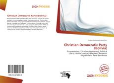 Copertina di Christian Democratic Party (Bolivia)