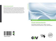 Club Universitario的封面