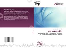 Capa do livro de Ivan Goremykin 