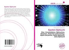 Epsilon Ophiuchi kitap kapağı