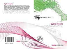 Capa do livro de Cydia ingens 