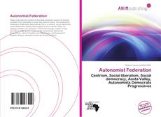 Autonomist Federation kitap kapağı