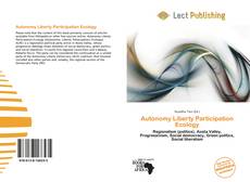 Portada del libro de Autonomy Liberty Participation Ecology