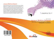 Buchcover von Jacques Mathieu Delpech