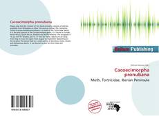 Portada del libro de Cacoecimorpha pronubana