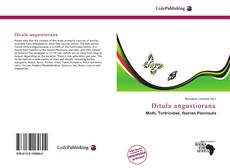 Portada del libro de Ditula angustiorana