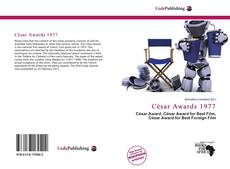 Portada del libro de César Awards 1977