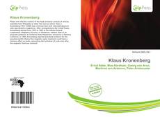 Borítókép a  Klaus Kronenberg - hoz