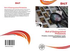 Couverture de Roll of Distinguished Philatelists