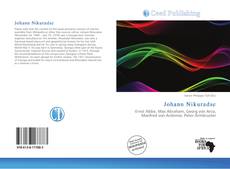 Bookcover of Johann Nikuradse