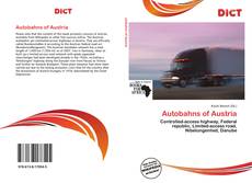 Couverture de Autobahns of Austria