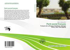 Portada del libro de Parti social français