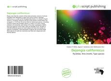 Copertina di Dejongia californicus