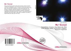 Mu¹ Scorpii的封面
