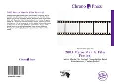 Bookcover of 2003 Metro Manila Film Festival