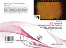 2006 Bangkok International Film Festival的封面
