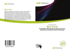 Bookcover of Max Trautz