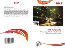 Portada del libro de A45 Autoroute