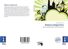 Bookcover of Datana integerrima