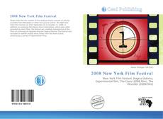 Borítókép a  2008 New York Film Festival - hoz