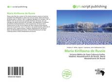 Copertina di Maria Kirillovna de Russie