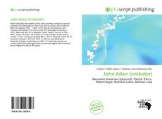 Copertina di John Adair (cricketer)