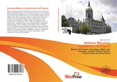 Обложка Antoine Maurice Apollinaire d'Argout