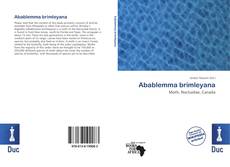 Bookcover of Abablemma brimleyana